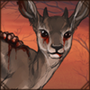 Zombie Gazelle Fawn Decor